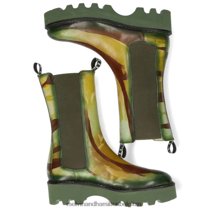 Melvin & Hamilton laarzen groente vrouwen sybill 5 V488DN1218