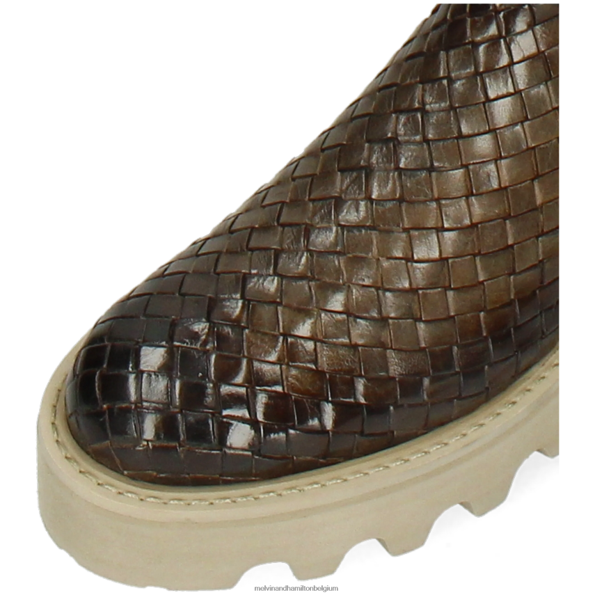 Melvin & Hamilton laarzen khaki vrouwen Leonie 21 V488DN1206