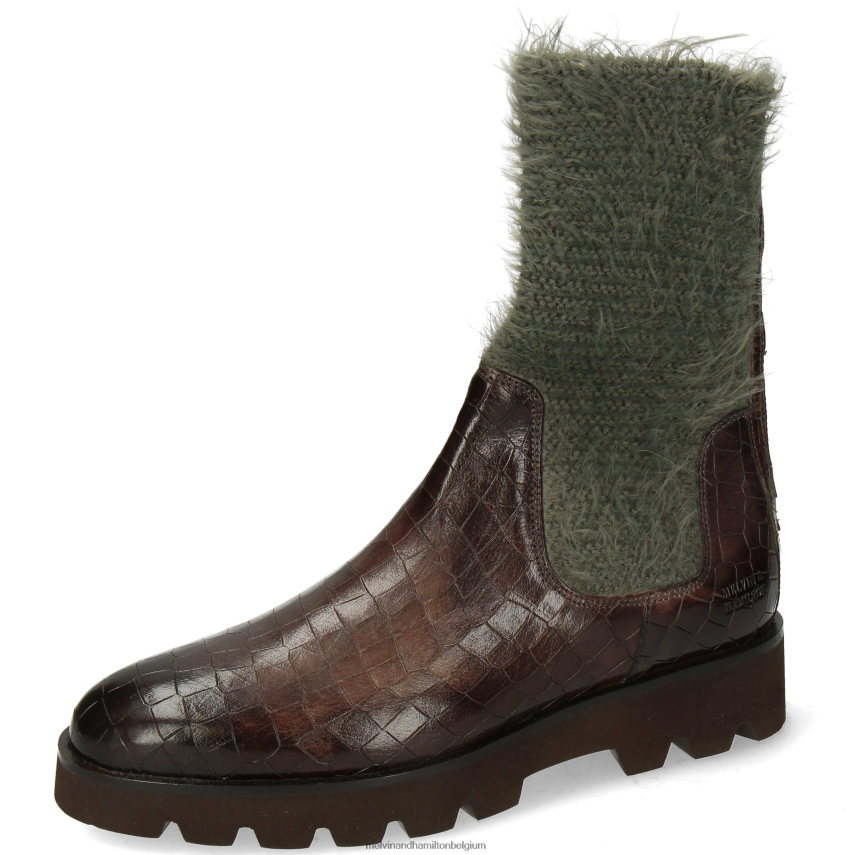 Melvin & Hamilton laarzen khaki vrouwen Susan 69 V488DN1235