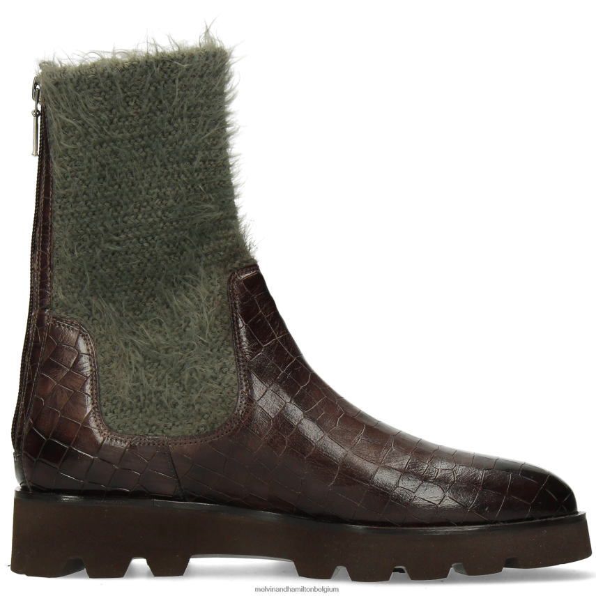 Melvin & Hamilton laarzen khaki vrouwen Susan 69 V488DN1235