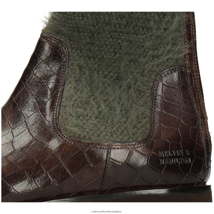 Melvin & Hamilton laarzen khaki vrouwen Susan 69 V488DN1235