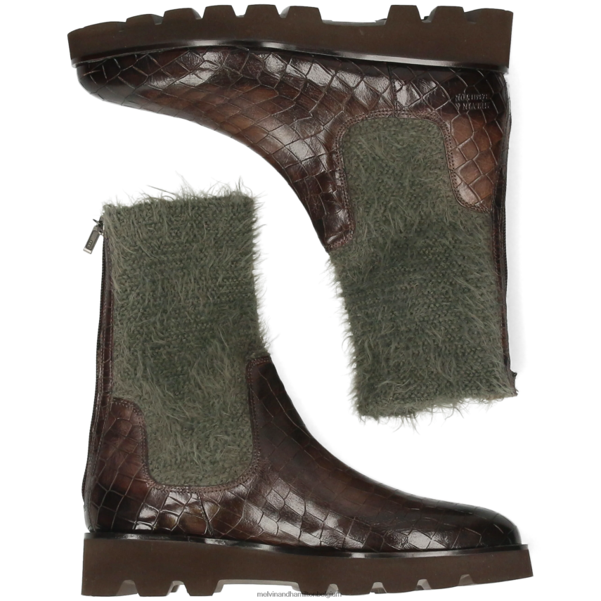 Melvin & Hamilton laarzen khaki vrouwen Susan 69 V488DN1235