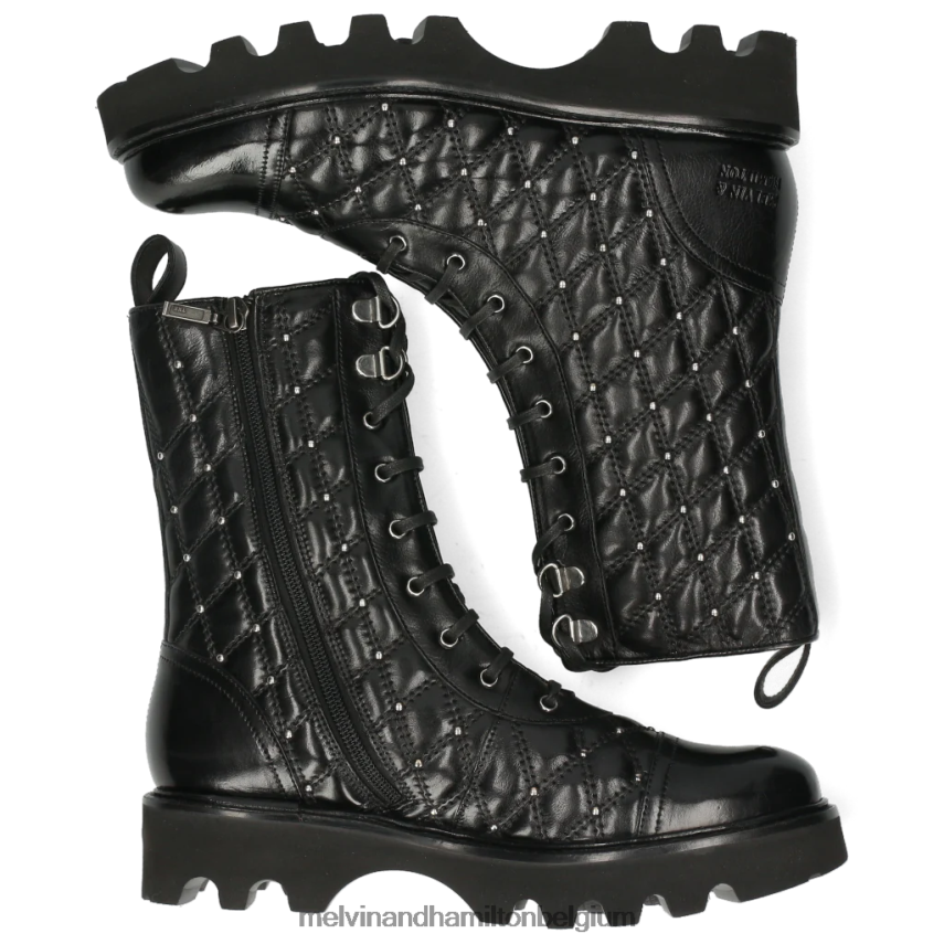 Melvin & Hamilton laarzen zwart vrouwen Bonnie 23 V488DN1211