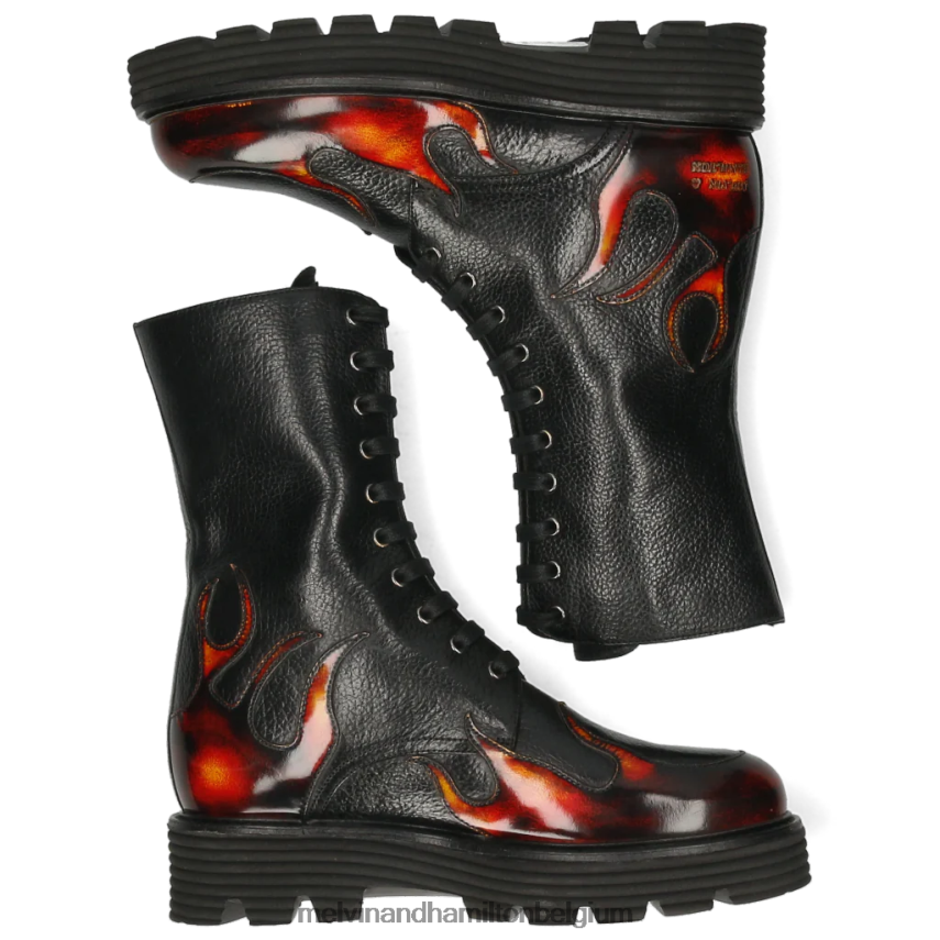 Melvin & Hamilton laarzen zwart vrouwen Leonie 19 V488DN1150