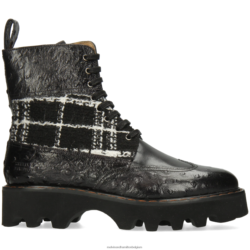 Melvin & Hamilton laarzen zwart vrouwen megan 38 V488DN1187
