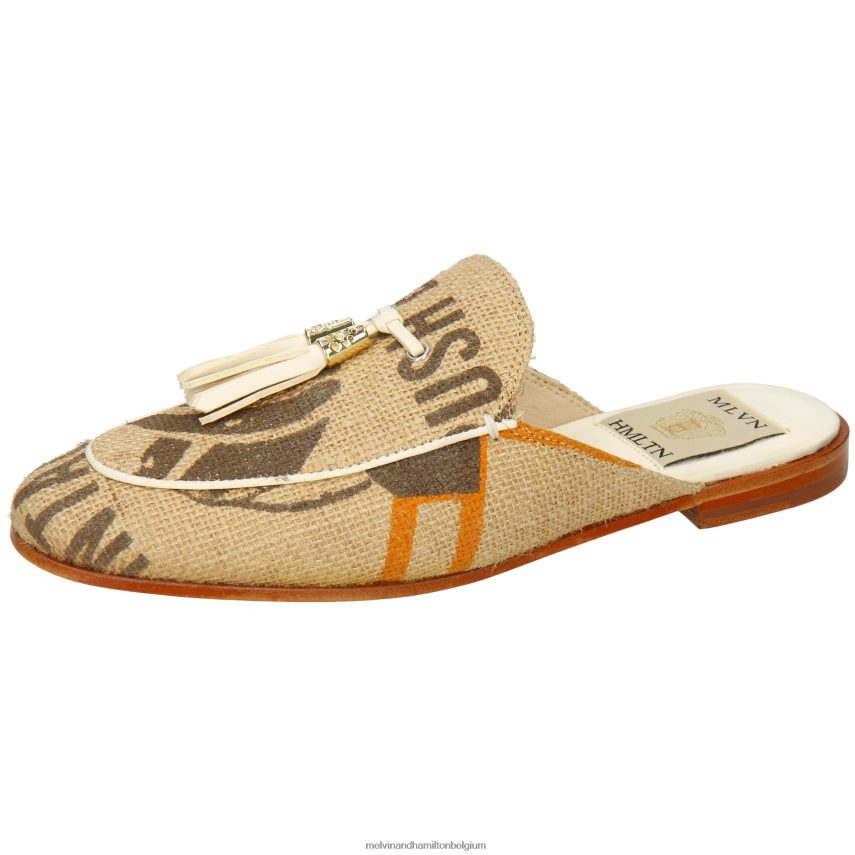 Melvin & Hamilton muilezels beige vrouwen Scarlett 2 V488DN1579