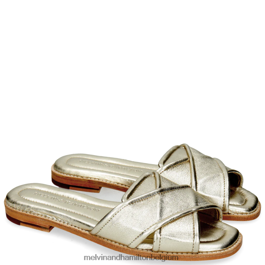 Melvin & Hamilton muilezels goud vrouwen Elodie 14 V488DN1706