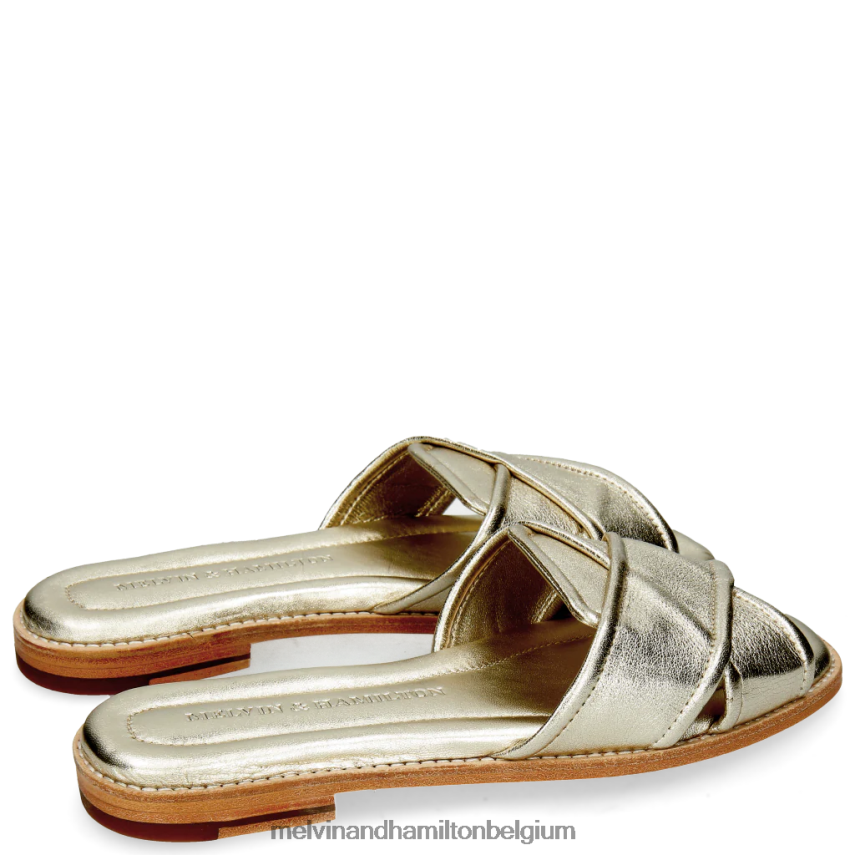 Melvin & Hamilton muilezels goud vrouwen Elodie 14 V488DN1706