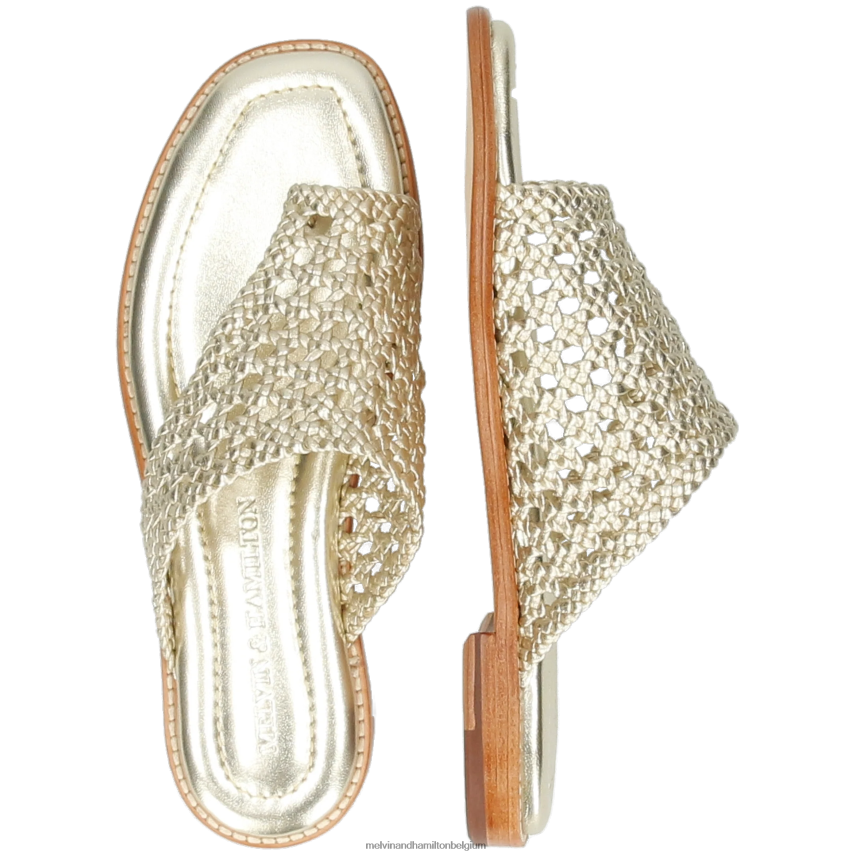 Melvin & Hamilton muilezels goud vrouwen Elodie 16 V488DN1561