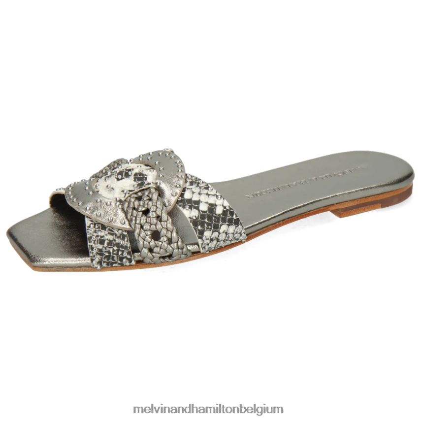 Melvin & Hamilton muilezels grijs vrouwen sandrine 2 V488DN1737