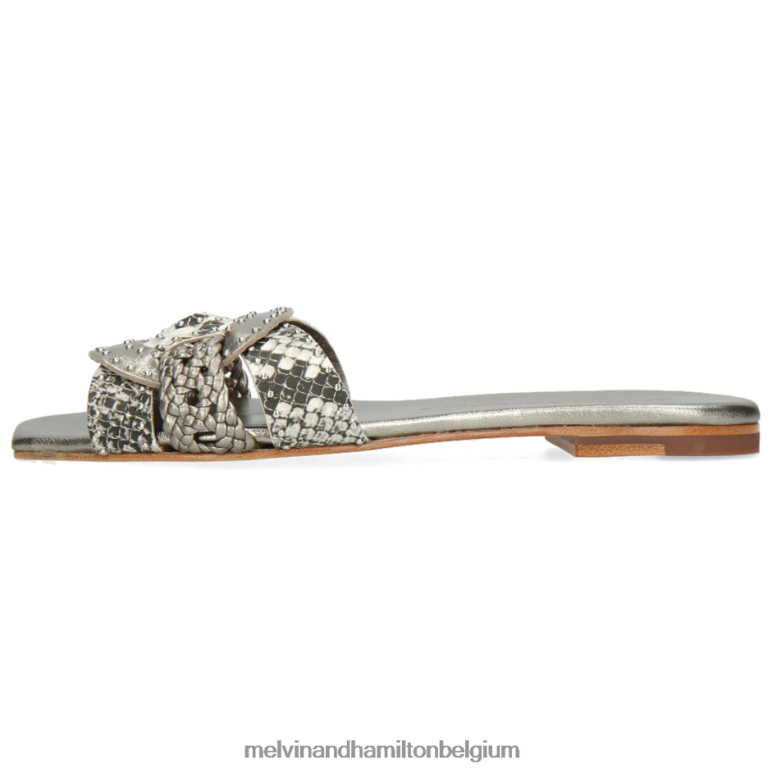 Melvin & Hamilton muilezels grijs vrouwen sandrine 2 V488DN1737