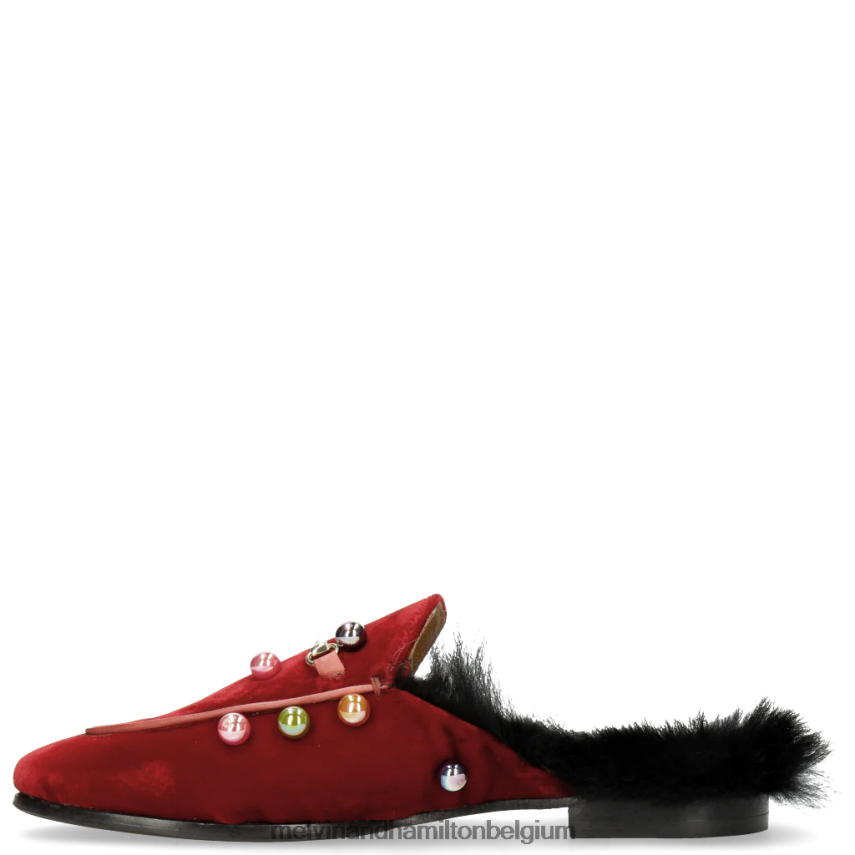 Melvin & Hamilton muilezels rood vrouwen Scarlett 4 V488DN1751