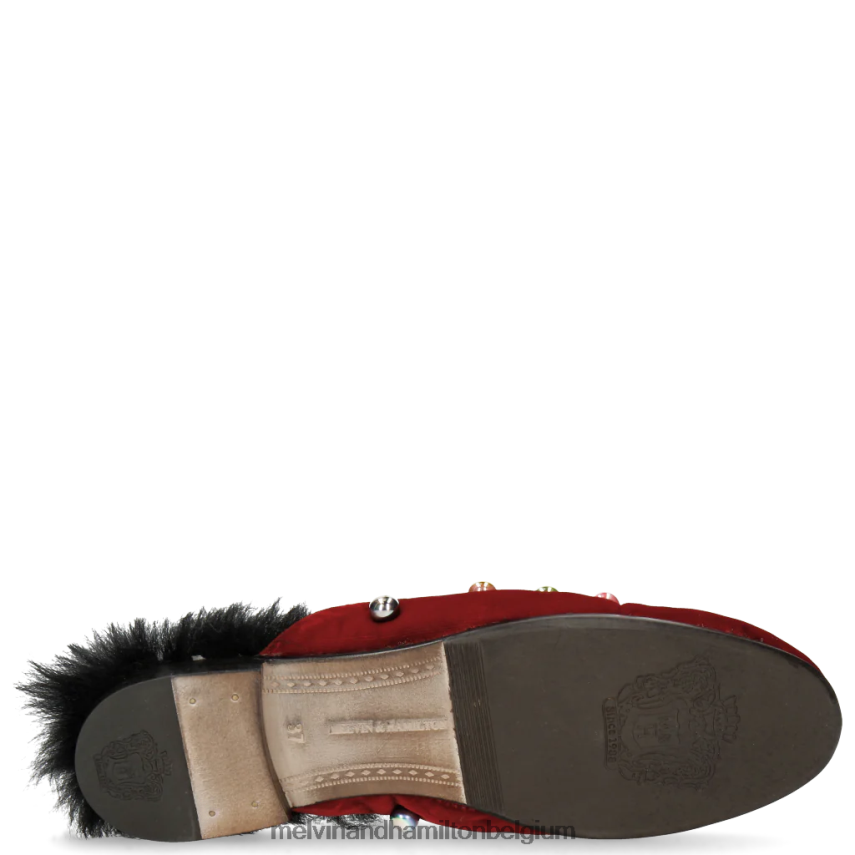Melvin & Hamilton muilezels rood vrouwen Scarlett 4 V488DN1751