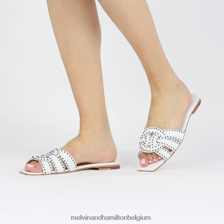 Melvin & Hamilton muilezels wit vrouwen sandrine 2 V488DN1748