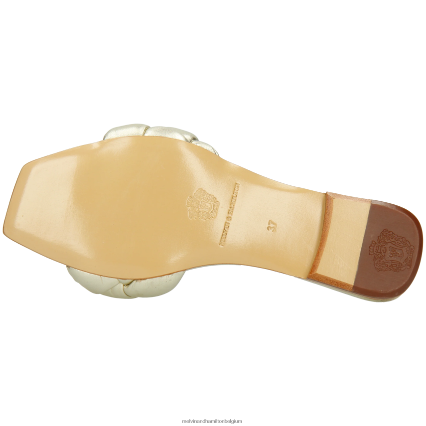 Melvin & Hamilton muilezels zilver vrouwen Brooke 10 V488DN1609