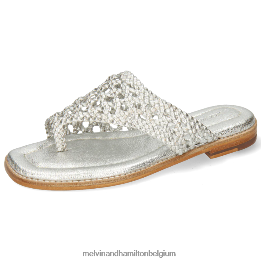 Melvin & Hamilton muilezels zilver vrouwen Elodie 16 V488DN1681