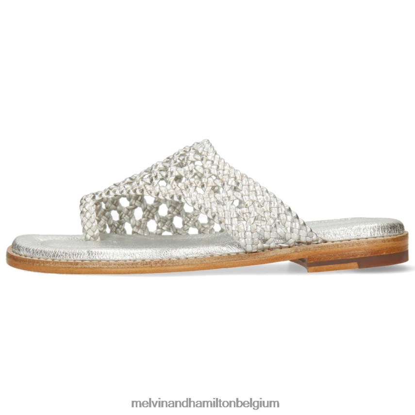 Melvin & Hamilton muilezels zilver vrouwen Elodie 16 V488DN1681