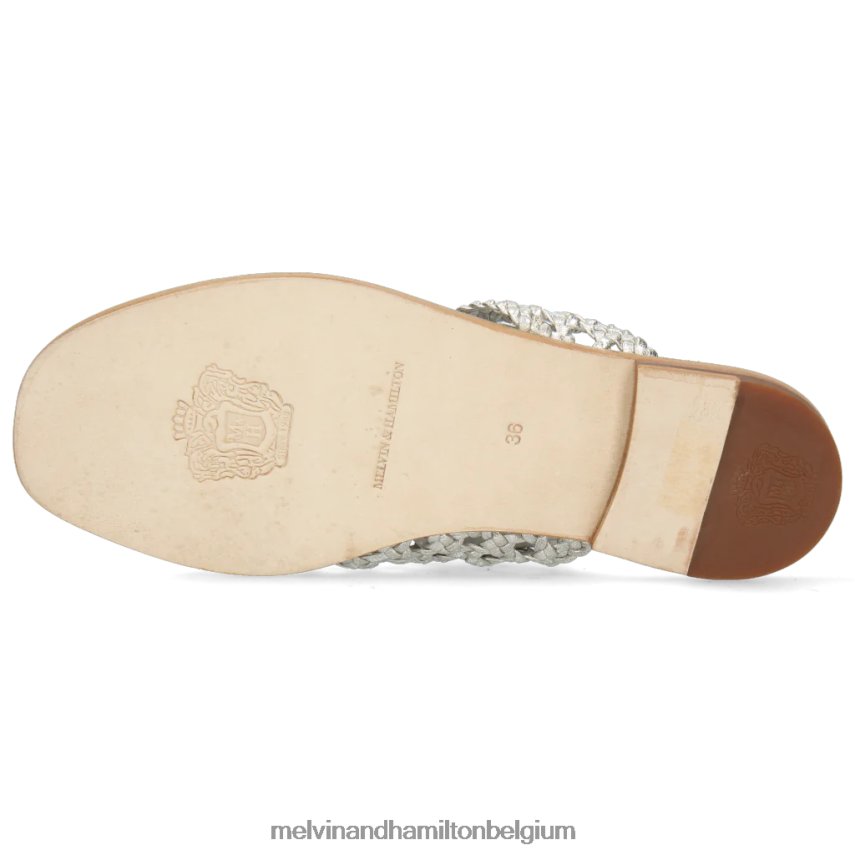 Melvin & Hamilton muilezels zilver vrouwen Elodie 16 V488DN1681