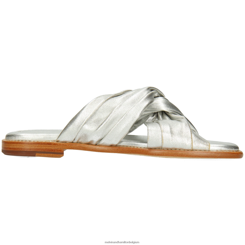 Melvin & Hamilton muilezels zilver vrouwen Elodie 22 V488DN1614