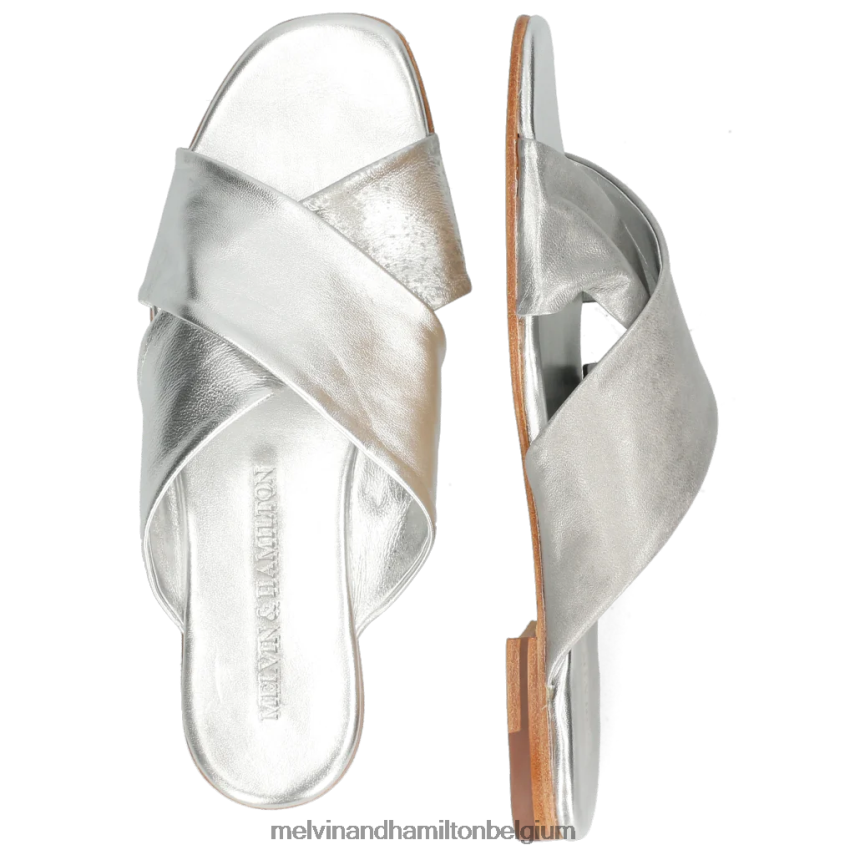 Melvin & Hamilton muilezels zilver vrouwen Elodie 47 V488DN1773
