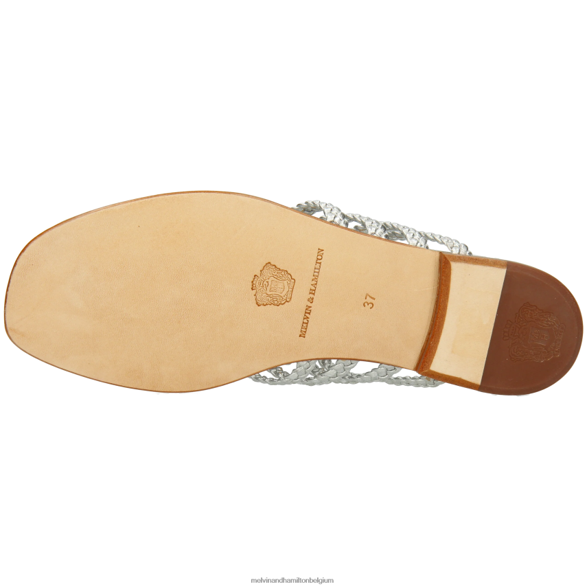 Melvin & Hamilton muilezels zilver vrouwen Elodie 61 V488DN1566