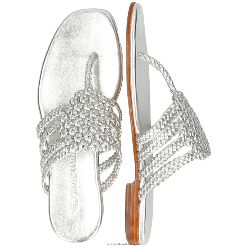 Melvin & Hamilton muilezels zilver vrouwen Elodie 61 V488DN1566