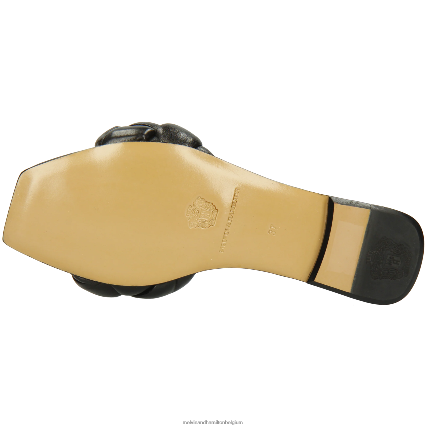 Melvin & Hamilton muilezels zwart vrouwen Brooke 10 V488DN1569