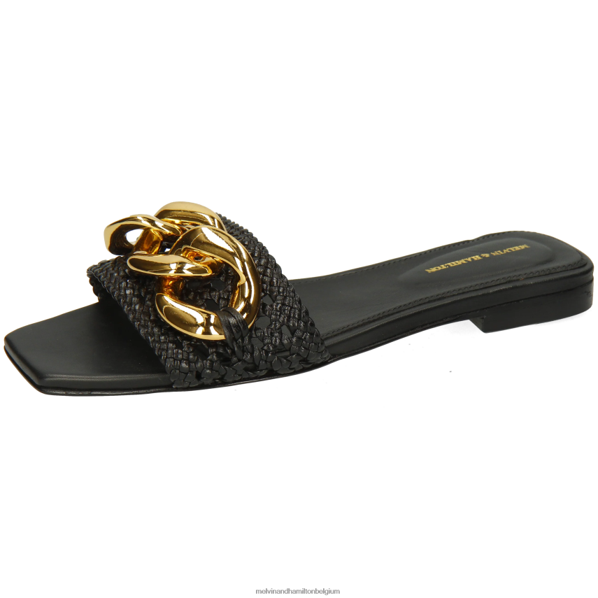 Melvin & Hamilton muilezels zwart vrouwen Brooke 12 V488DN1575