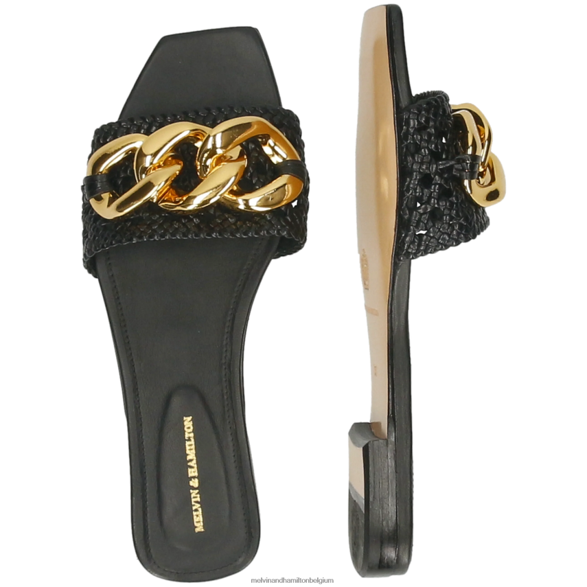 Melvin & Hamilton muilezels zwart vrouwen Brooke 12 V488DN1575