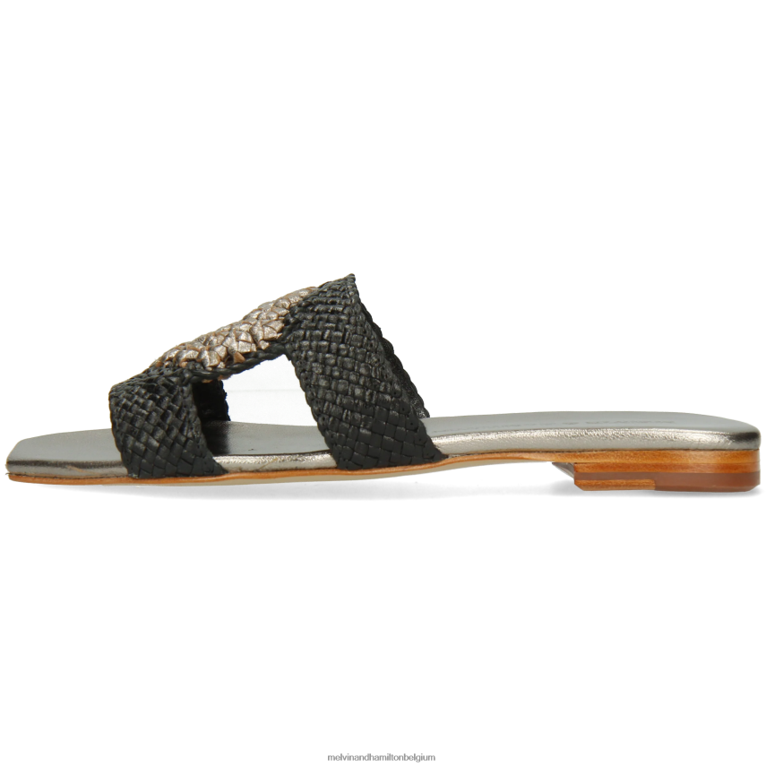 Melvin & Hamilton muilezels zwart vrouwen Brooke 16 V488DN1578