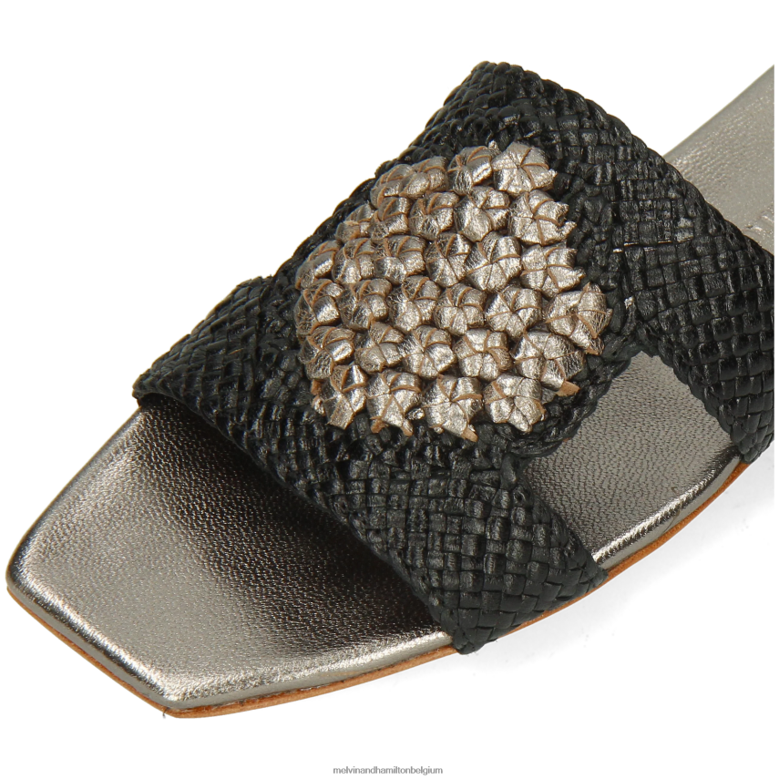 Melvin & Hamilton muilezels zwart vrouwen Brooke 16 V488DN1578