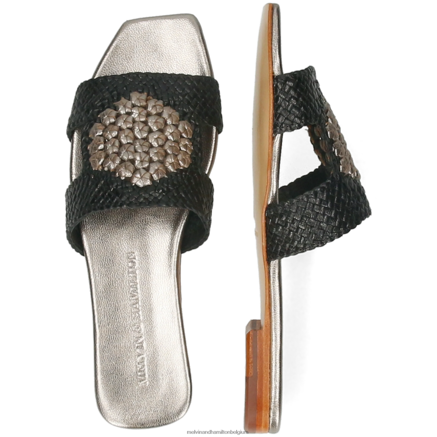 Melvin & Hamilton muilezels zwart vrouwen Brooke 16 V488DN1578