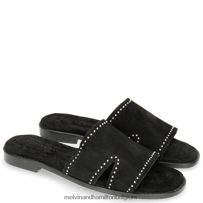 Melvin & Hamilton muilezels zwart vrouwen Elodie 20 V488DN1701