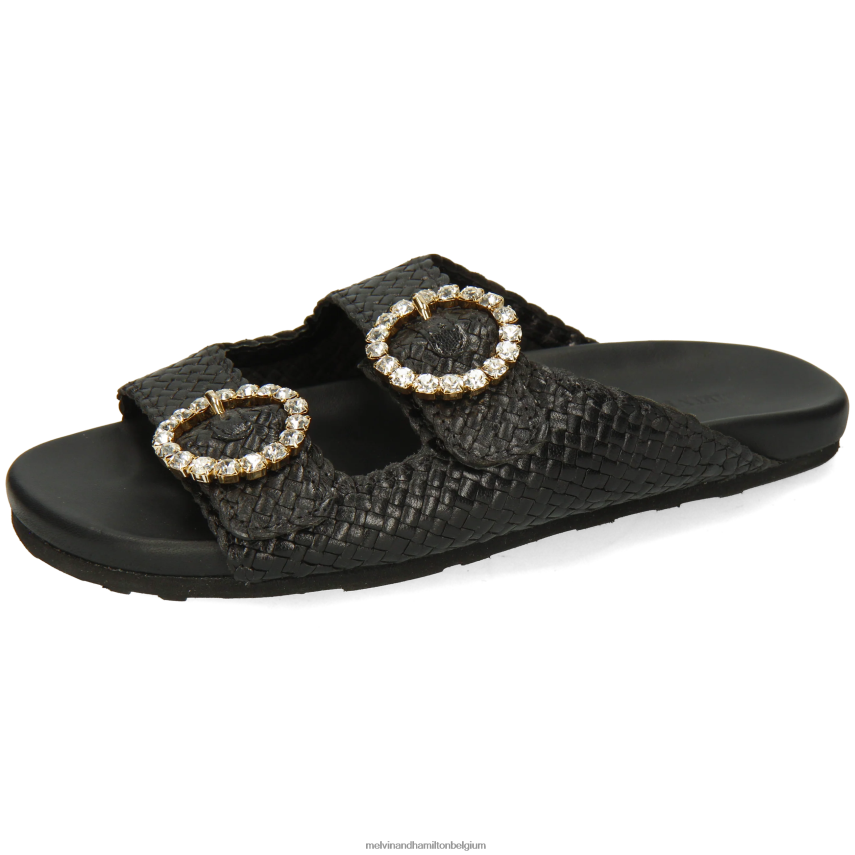 Melvin & Hamilton muilezels zwart vrouwen Petra 1 V488DN1629