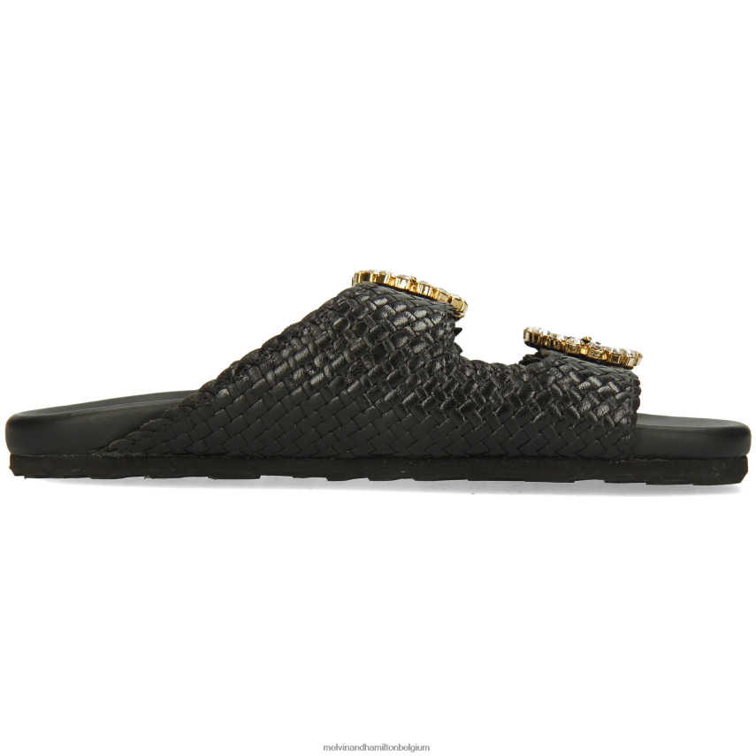 Melvin & Hamilton muilezels zwart vrouwen Petra 1 V488DN1629