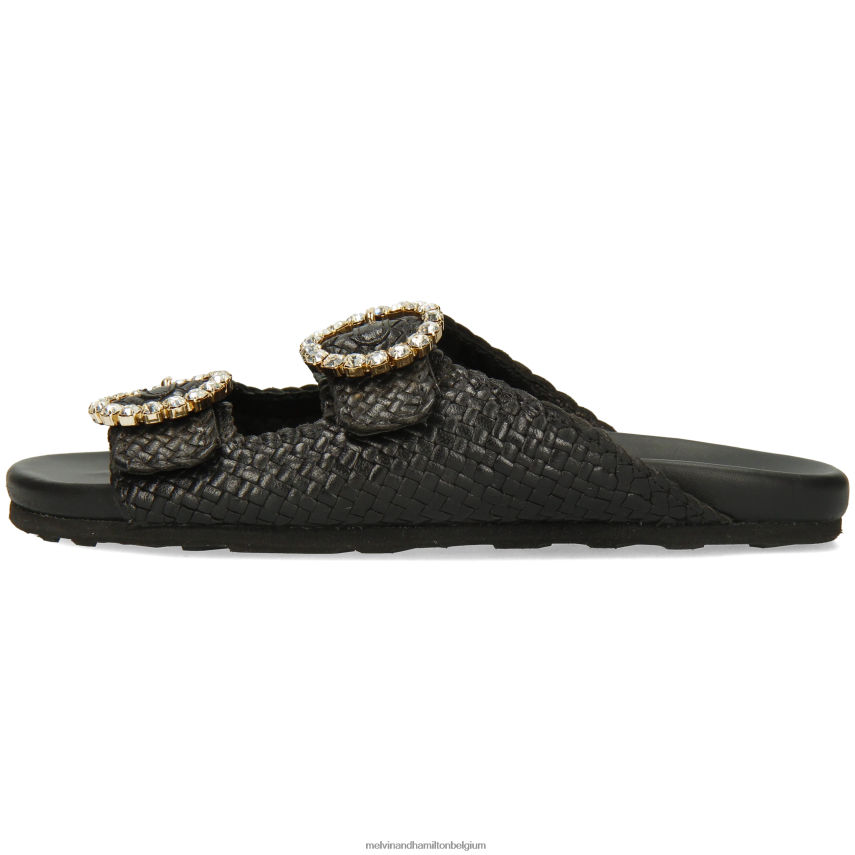 Melvin & Hamilton muilezels zwart vrouwen Petra 1 V488DN1629