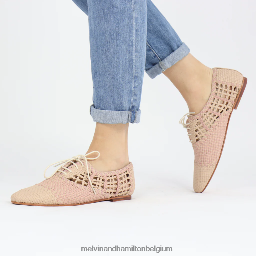 Melvin & Hamilton Oxford schoenen beige vrouwen vogel 3 V488DN1294
