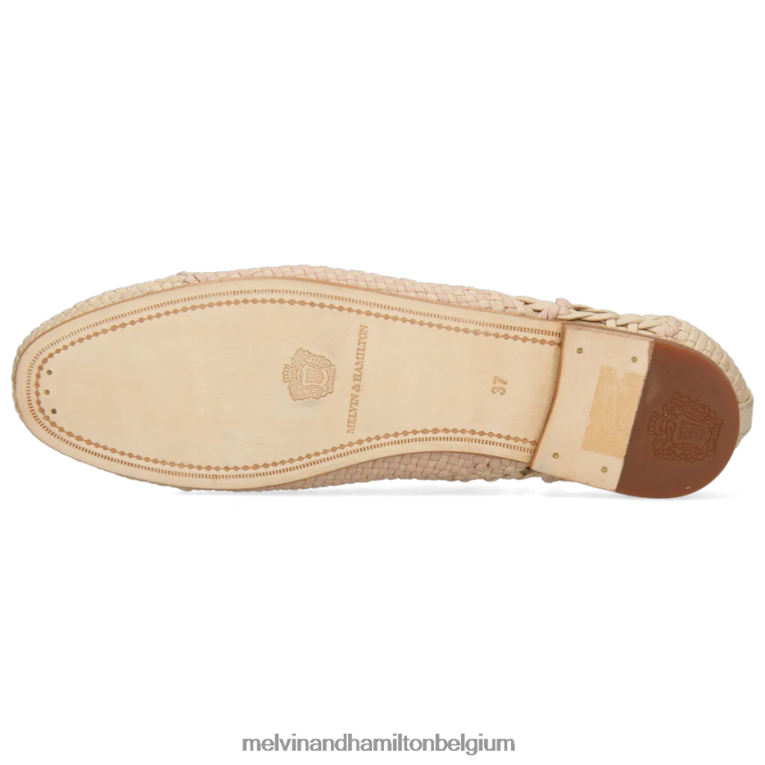 Melvin & Hamilton Oxford schoenen beige vrouwen vogel 3 V488DN1294