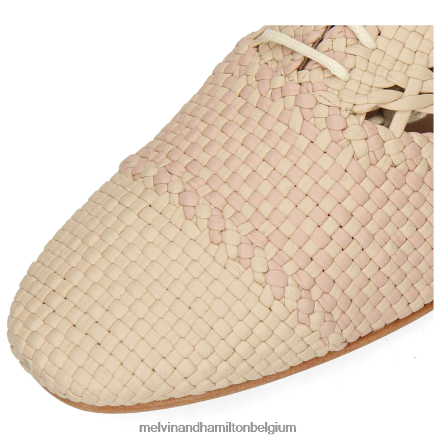 Melvin & Hamilton Oxford schoenen beige vrouwen vogel 3 V488DN1294