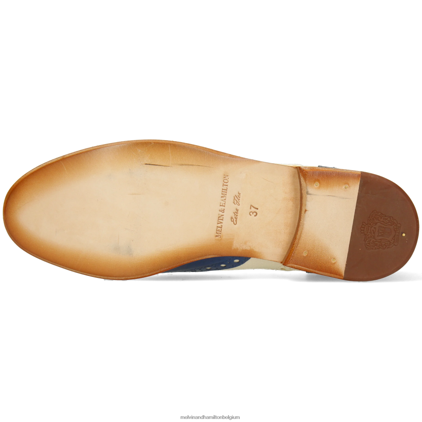 Melvin & Hamilton Oxford schoenen blauw vrouwen Amélie 70 V488DN1274
