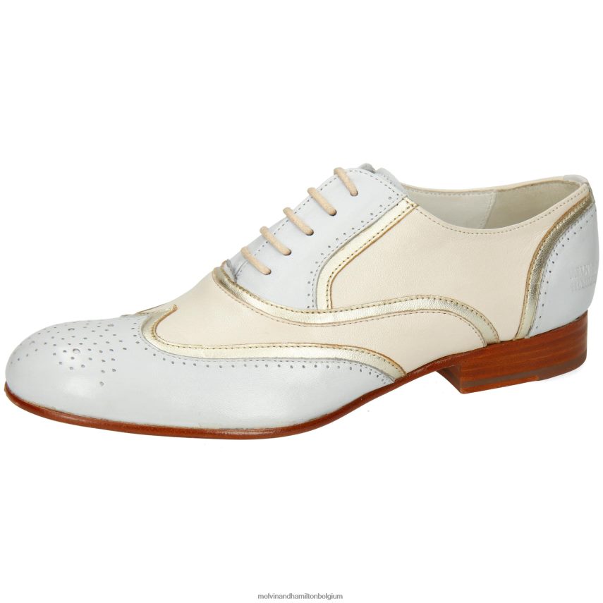 Melvin & Hamilton Oxford schoenen blauw vrouwen sally 38 V488DN1267