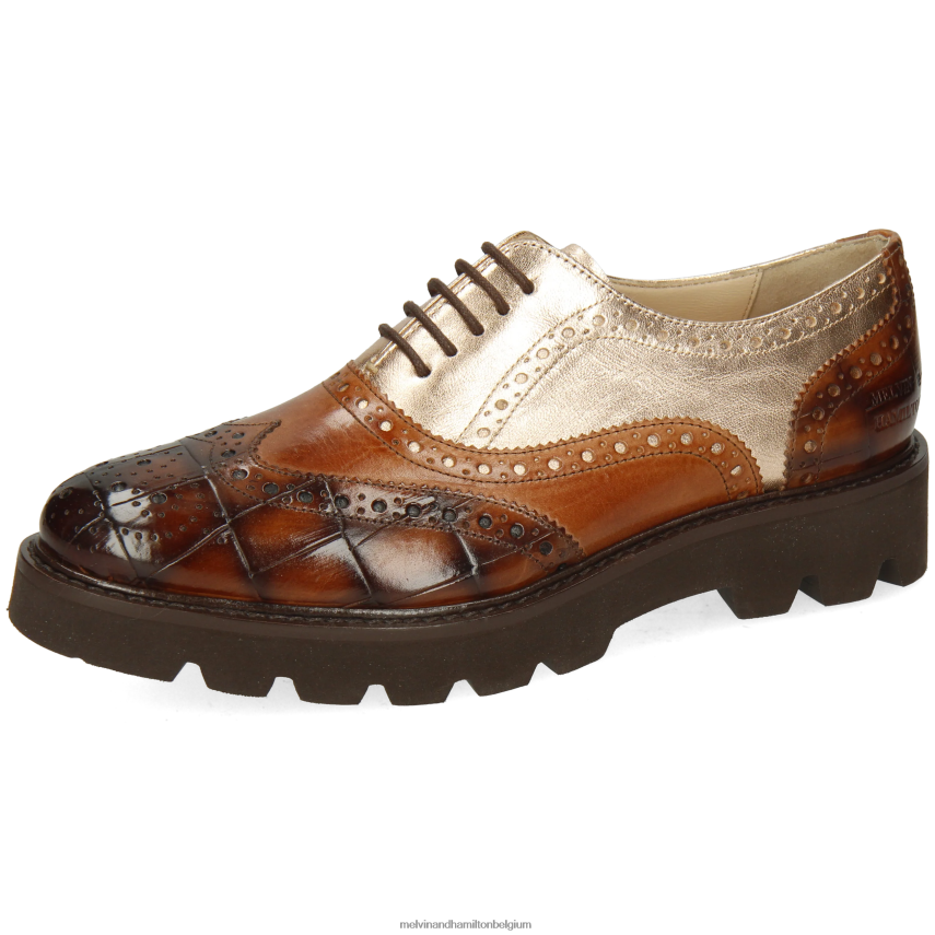 Melvin & Hamilton Oxford schoenen bruin vrouwen Molly 2 V488DN1266