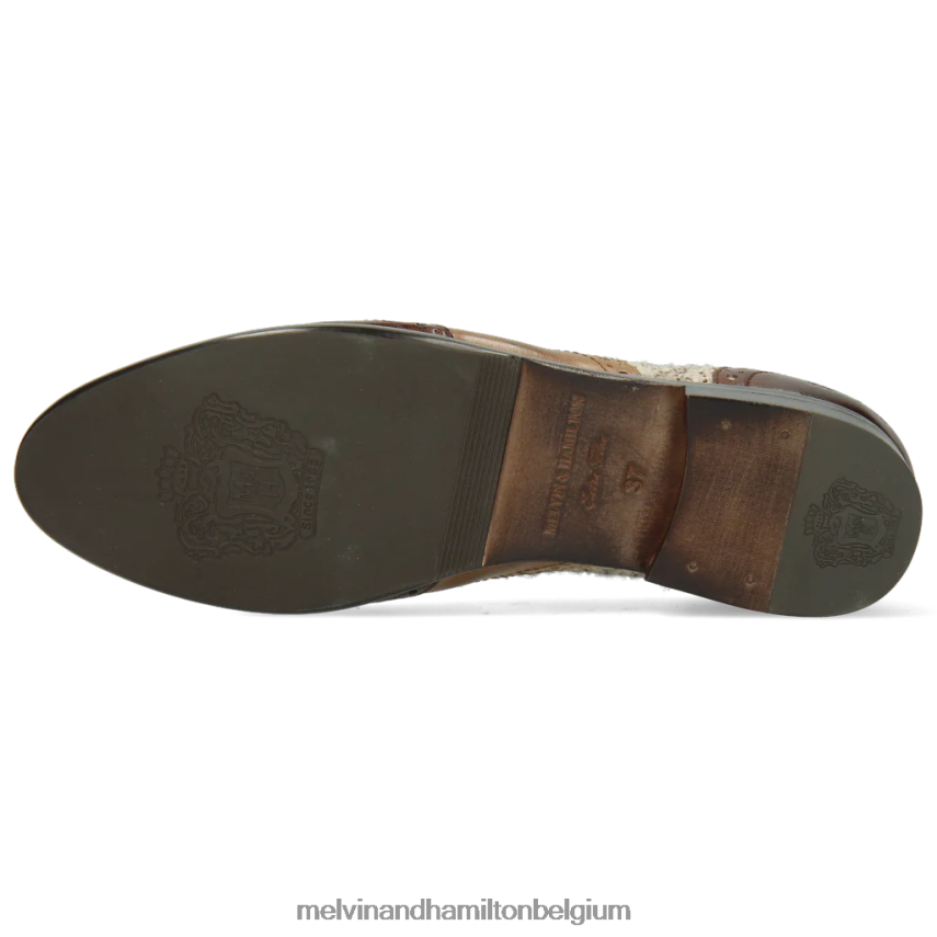 Melvin & Hamilton Oxford schoenen bruin vrouwen selina 56 V488DN1285