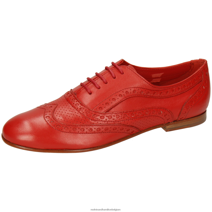 Melvin & Hamilton Oxford schoenen rood vrouwen Sonja 1 V488DN1298