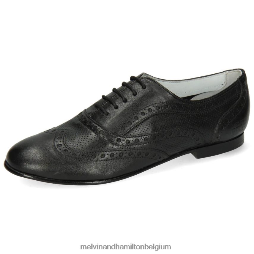 Melvin & Hamilton Oxford schoenen zwart vrouwen Sonja 1 V488DN1269