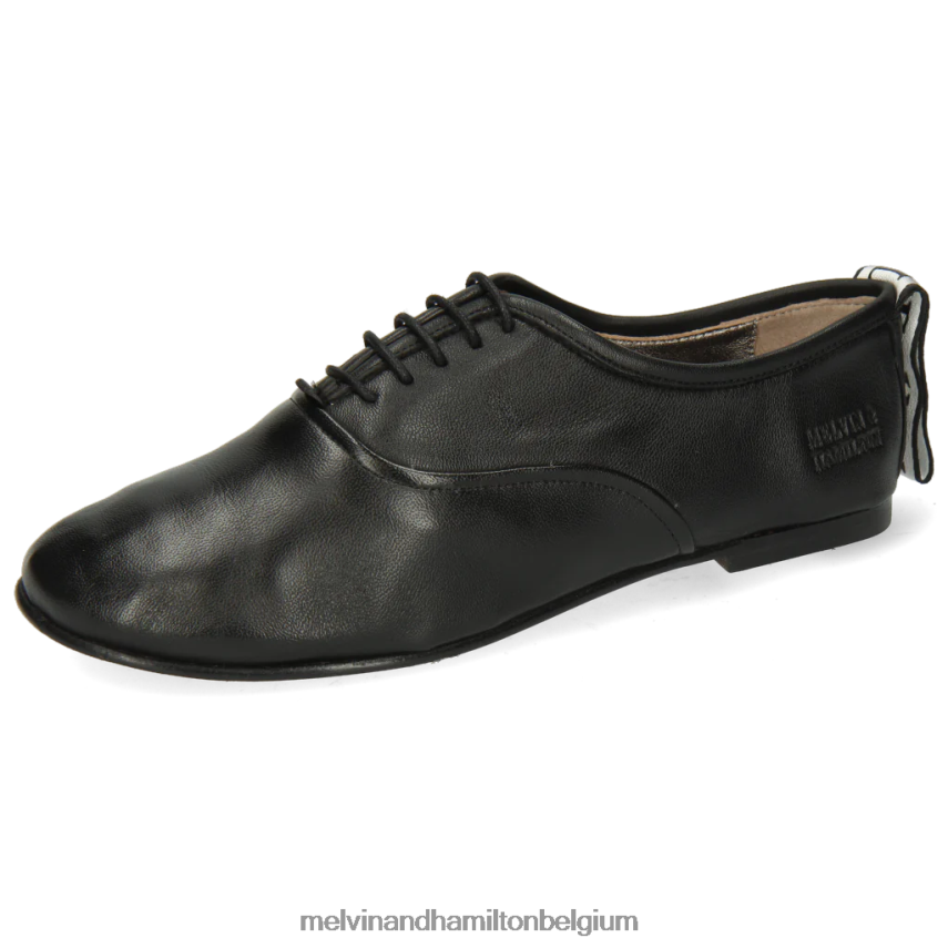 Melvin & Hamilton Oxford schoenen zwart vrouwen iris 13 V488DN1287