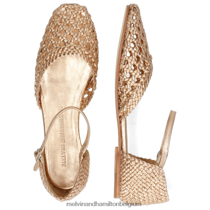 Melvin & Hamilton sandalen bronzen vrouwen melig 9 V488DN1923