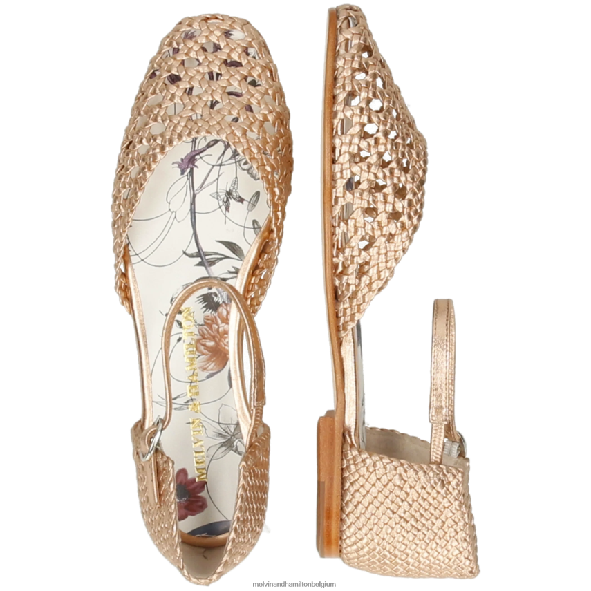 Melvin & Hamilton sandalen goud vrouwen melig 9 V488DN1898