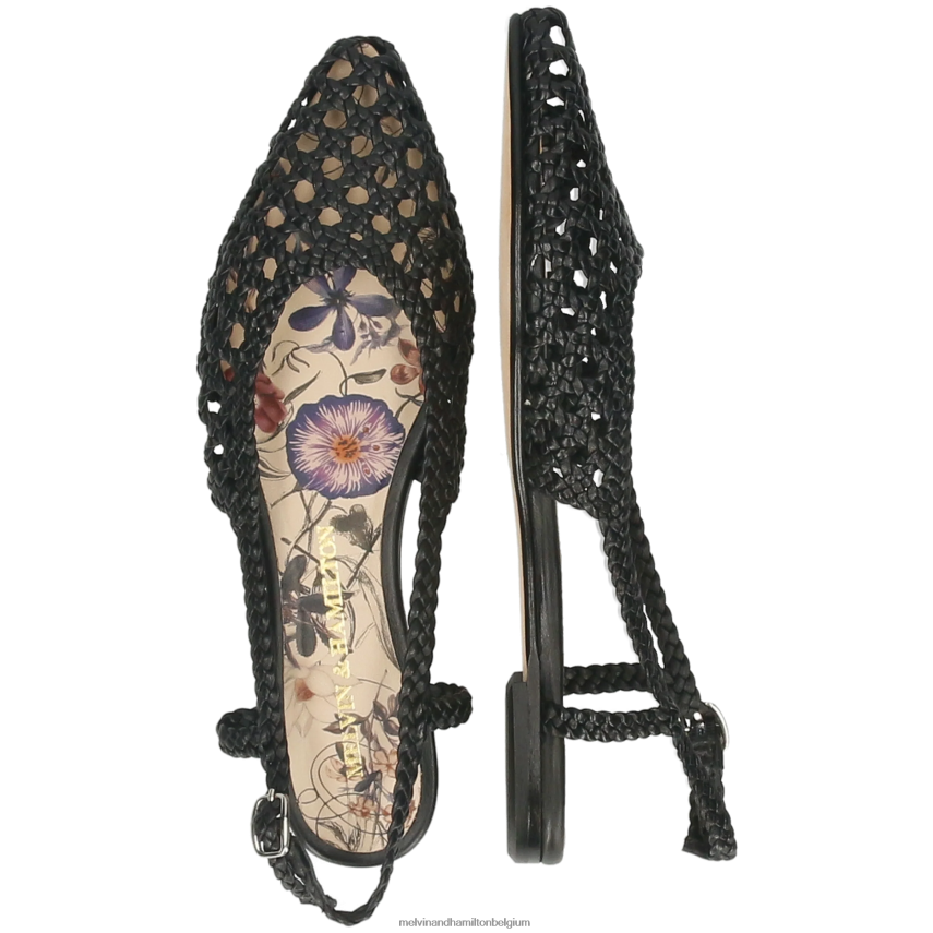 Melvin & Hamilton sandalen zwart vrouwen Alexa27 V488DN1904