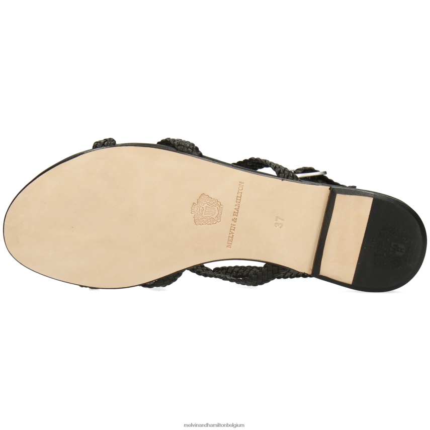 Melvin & Hamilton sandalen zwart vrouwen Hanna 86 V488DN1946